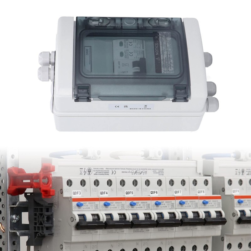 2 String PV Combiner Box IP65 Solar Disconnect Switch with