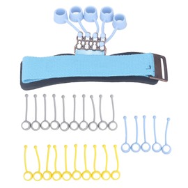 Finger Strengthener Resistance Adjustable Comfortable Gripping Portable Grip Strength Trainer Finger Exerciser Blue