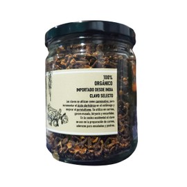 ARIAZU Clavo de olor entero frasco hermetico reusable Clavo entero150 gramos Especias aromaticas Clove