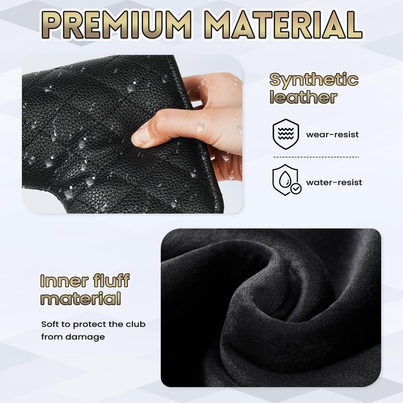 Golf Blade Ping-type Putter Head Cover Magnetic Closure Golf Club