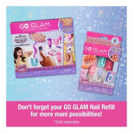 Kit De Estudio De Manicura Go Glam De Cool Maker, Crea 200 Uñas Con 4 Diseños, 2 Aplicadores De Esmalte Y Máscara De Uñas, Juguetes De Manualidades Para Niñas A Partir De 7 Años