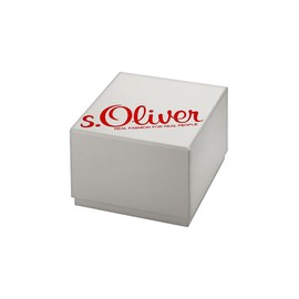 s.Oliver Analogue Quartz Watch, blue