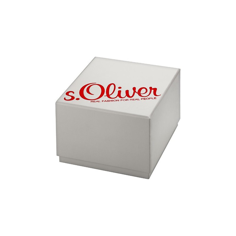 s.Oliver Analogue Quartz Watch, blue