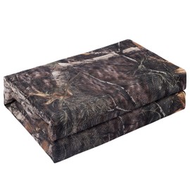 WINWAY Malla de camuflaje de arpillera silenciosa para caza, parasol de camping, ocultación