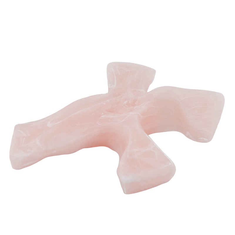 Clinging Cross - Cross Contours To the Human Hand (Rose)