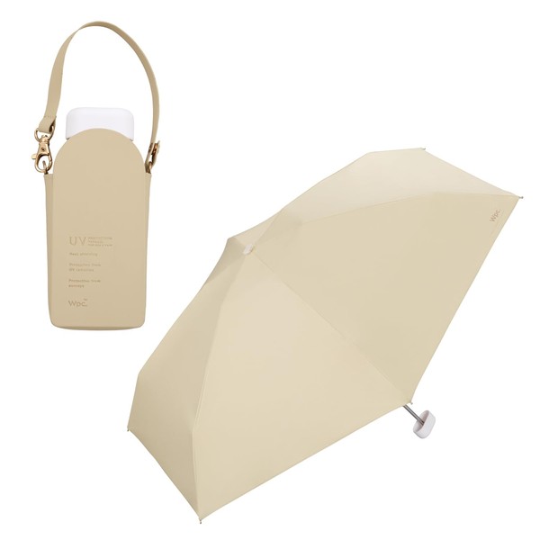 [2024] Wpc. Parasol Folding Umbrella, Light Shielding Pochette Tiny Beige,