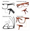 JOSCHOO 5-pack Reading Glasses Blue Light Blocking Readers for Men