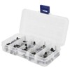 CYTGOUPER 200 Pieces Transistors Assortment Kit, 10 Values BC327‑BC558, NPN