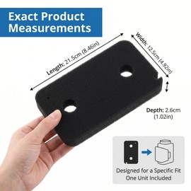 Ersatzfilter, kompatibel mit Miele 9499230 Wäschetrockner, Wärmetauscher, waschbare Schaumstofffiltermatte für Kondenstrockner