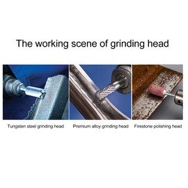 Pneumatic Pen Sander Kit, Pneumatic Pencil Grinder, Micro Rod Grinder Set, Speed Adjustable Air Grinder 65000 rpm, 1/4 Inch Inlet Carving Tools for Polishing, Drilling