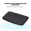 Mini Touch Flat Backlight 2.4G Button Wireless Keyboard Left and