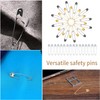 540 Pcs Safety Pins Assorted, Safety Pins for Clothes Crafts