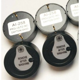 Projects Unlimited 2 pc PU AI-258 85 dBA 12VDC 13mA Sonalert 3200Hz Warning Buzzer Alarm 24x10mm
