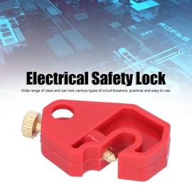 Single Pole Breaker Lock Kit, PA Nylon Material Tool Free Circuit Breaker Lockout 10mm/0.4in for Variety of Environments for Circuit Breaker