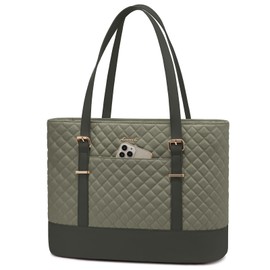 LOVEVOOK Laptop Bag for Women, 15.6 Inch Work Tote Computer Bag With Large Cup Holder, Lightweight Large Laptop Briefcase for Travel, Bussiness, Teacher