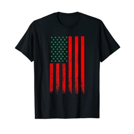 Pan African US Flag Juneteenth T-Shirt