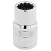 Draper 33608 1/2-Inch Square Drive Polished Chrome Imperial Socket, 1/2-Inch