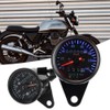 Speedometer Odometer Odometer Motorcycle Odometer LED Backlight 12V Motorcycle Double