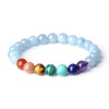COAI Women's 7 Chakra Gemstone Bracelet, Stone, No information