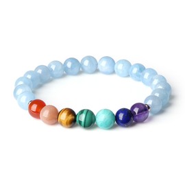 COAI Women's 7 Chakra Gemstone Bracelet, Stone, No information