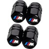 GshionLyfe Tire Valve Caps Set with Metal Keychain