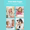 Pocket Thermal Printer with 5 Roll Paper Wireless HD Print
