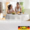 ANRO Oilcloth Tablecloth, Washable, Oilcloth, Garden Tablecloth, Outdoor, Indoor, Round,