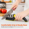 IMUSA Knife Sharpener – Kitchen Knife Sharpener with 3-Stage Stainless