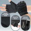 CubePlug Kids Half Finger Fingerless Cycling Gloves - Breathable, Non-Slip,