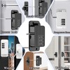 WILNIRY 2 Pcs Refrigerator Fridge Freezer Door Lock with Password,