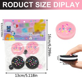 4 Pc Mini Taba Squishy, Squishy Fidget Toys Squishy Toys for Kids, Sensory Squishy Toys, Fidget Sensory Toys, Sensory Squishy Toys Sensory Squeeze Toy, Silicone Stress Relief Toy for Adults Children