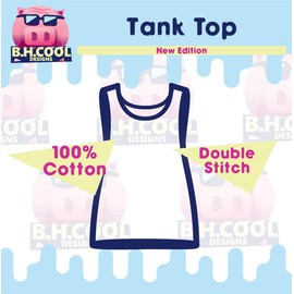 BH Cool Designs I Don't Shine-I Blind. - Women's Soft & Comfortable Tank Top CP05 Black