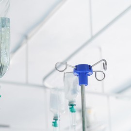 iplusmile IV Poles Hook Stainless Steel IV Stands Hook Infusion Hanger Handbag Rack Bag Hnaging Hooks for Home Clinic Hospital Care