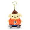 Sanrio 514217 Mascot Holder (Skateboard) Pom Pom Pudding