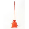 Beams Japan Campus Bag Logo Drawstring Shoulder Bag, orange