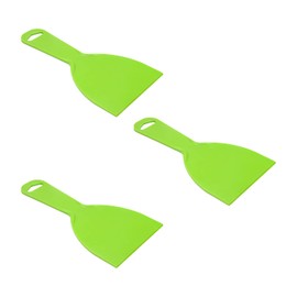 Utoolmart Putty Scraper 4" Plastic Flexible Putty Knives Spreader for Taping Drywall Wall Painting Green 3Pcs