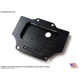 Crossroads 3D Dash Mount Compatible with Auxbeam 8-Gang Switch Panel and Honda Talon - Mount The 8-Gang Panel to Your Talon Dash