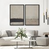 SIGNWIN Framed Canvas Print Wall Art Set Rustic Minimalist Abstract