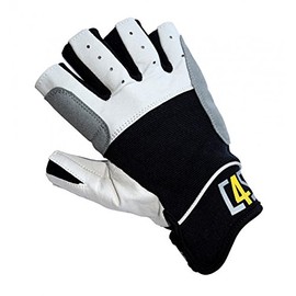 crazy4sailing Regatta Women's Men's Sailing Gloves 5 Finger-Free, Colour: Black, Size: M