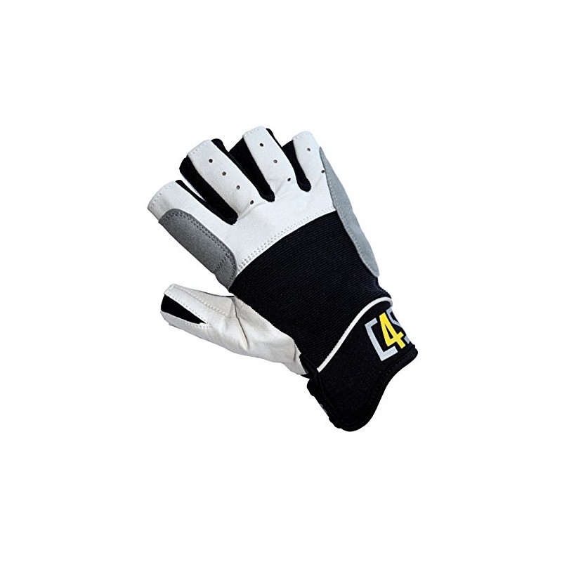 crazy4sailing Regatta Women's Men's Sailing Gloves 5 Finger-Free, Colour: Black,
