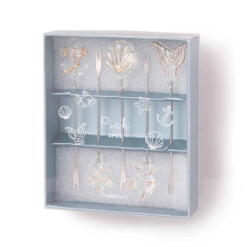 Francfranc Mermaid Picks, Set of 5