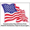 American Eagle American Flag v2 5" Decal Sticker