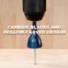 Opcloud Deburring External Chamfer Tool with 3 Carbide Blades, Tungsten