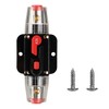 M1A2 Circuit Breaker Switch 40A Waterproof Fuse Inline Holder 3-15 AWG Resettable Fuse Manual Reset 12V-48V DC for Car Audio Sound Amplifier System RV Home Marine Boat Truck