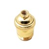 B&P Lamp® Heavy Turned Brass Keyless Sockets, Polished and Lacquered