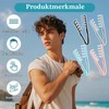 4 Pieces Curling Comb Texture Comb for Men and Women