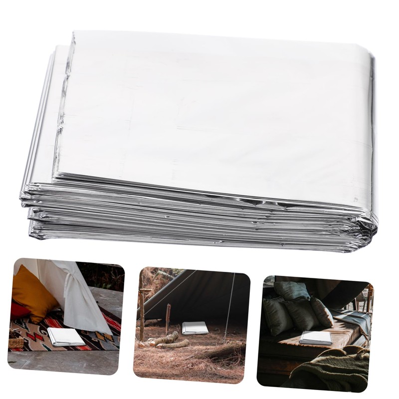 Mipcase Waterproof Foil Blanket 210x130cm Thermal Reflective Emergency Survival Aid