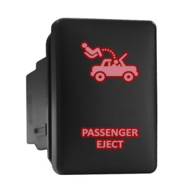 Passenger Eject Symbol Modern Model Push Button Compatible with Toyota (/ Surface Size 1.28 x 0.87 inches)