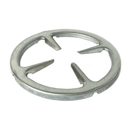 Tredoni 15cm Gas Stovetop/Hob Ring Reducer for Coffee Makers & Small Pots/Pans, Galvanized Steel