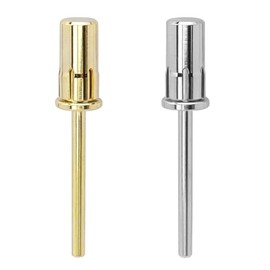 Bestgle 2 Pcs Nail Mandrel Bits Replacement Sanding Bands Mandrel Nail Filing Tools for Electric File Nail Sanders Manicure Pedicures Home Salon Spa